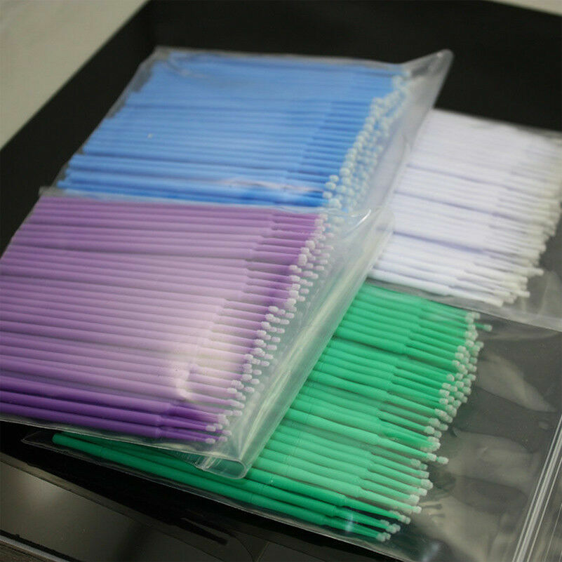 400 Pcs Dental Micro Brush Disposable Tooth Applicators Endodontic Root Canal