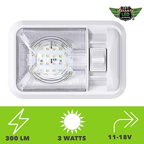 5 Pack 12V Led RV Ceiling Dome Light RV Interior Lighting for Trailer Camper wit