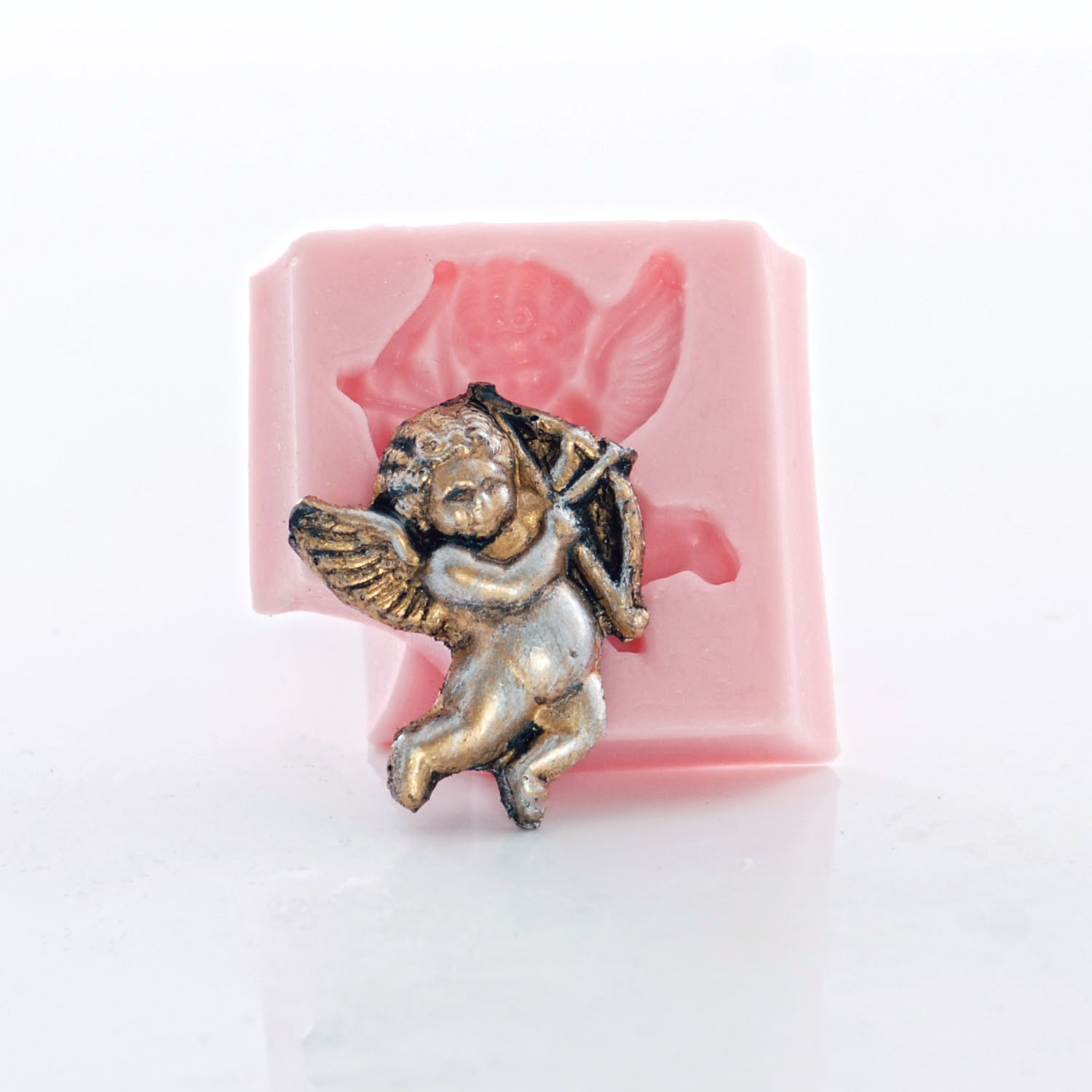 Silicone Cupid Mold Flexible Easy to Use Food Safe Jewelry Craft Wax Mold (537)