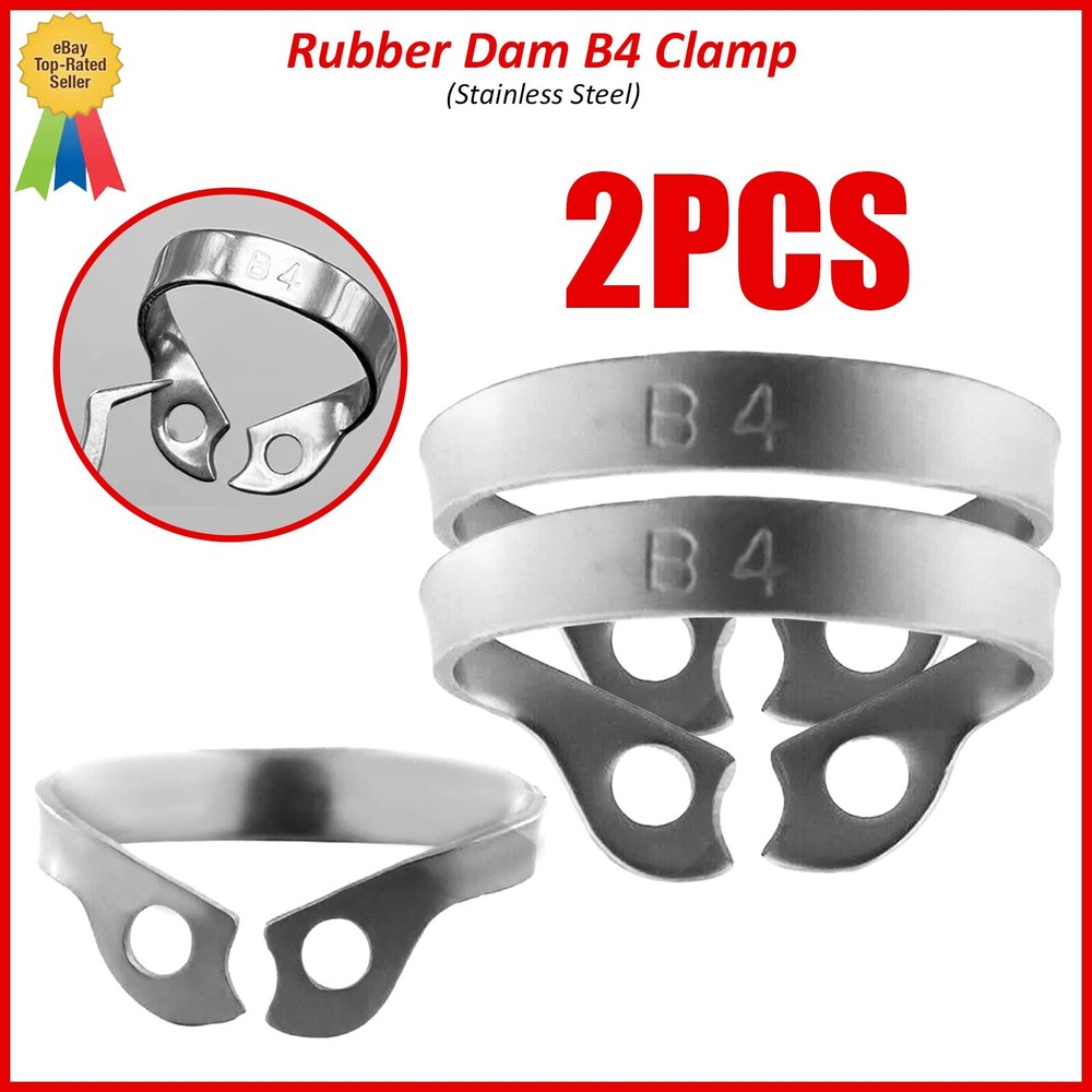 Dental Hygenic Brinker Universal Rubber Dam Clamps B4 Clamps Brinker Tissue Tool