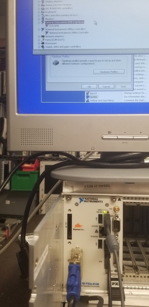 National Instruments PXIe-8106 Controller & HDD Windows XP & NI software Tested!