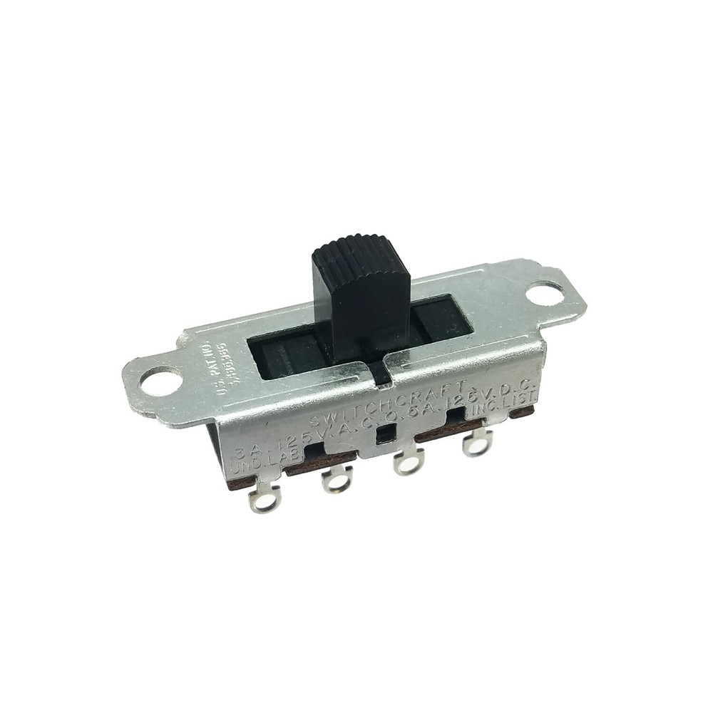 3 Position Slide Switch DP3T Switchcraft