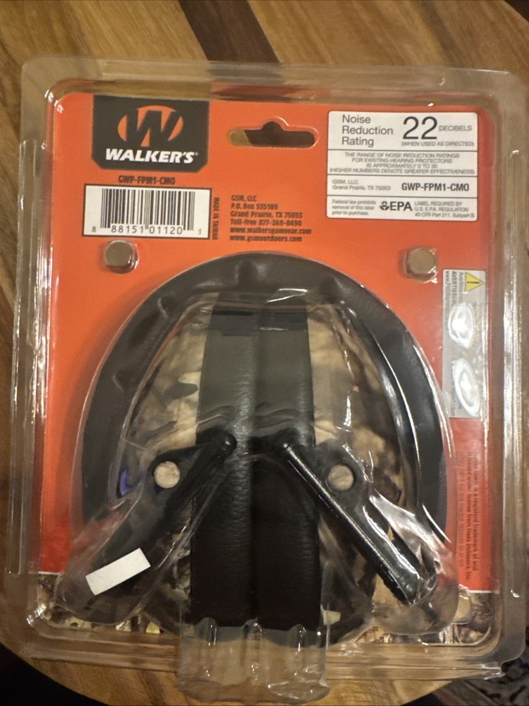 WAKERS PRO LOW PROFILE PASSIVE FOLDING MLIFFFS HEARING PROTRCTION