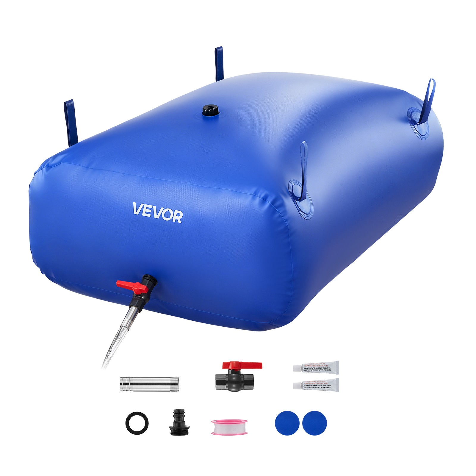 VEVOR 87.2 Gal Collapsible Water Storage Bladder 1000D PVC Water Storage Bag