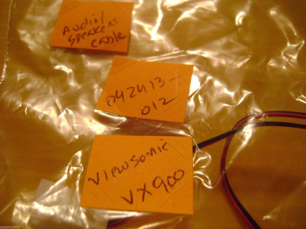Viewsonic VX900 Audio/Speakers Cable Used Fully Working