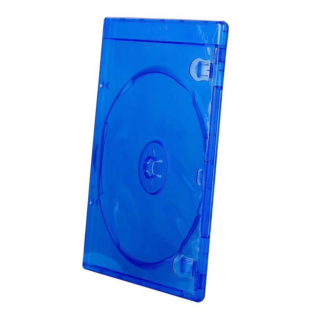 10 Pack Blu-Ray DVD CD Optical Disc Storage Holder 7mm Slim Case Space Saving