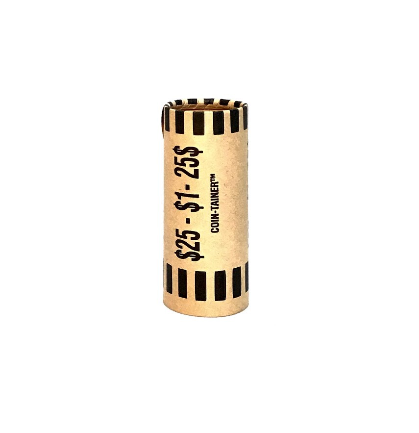 (150) Coin Wrapper-Preformed-DOLLARS-$25.00 (150 Bx)