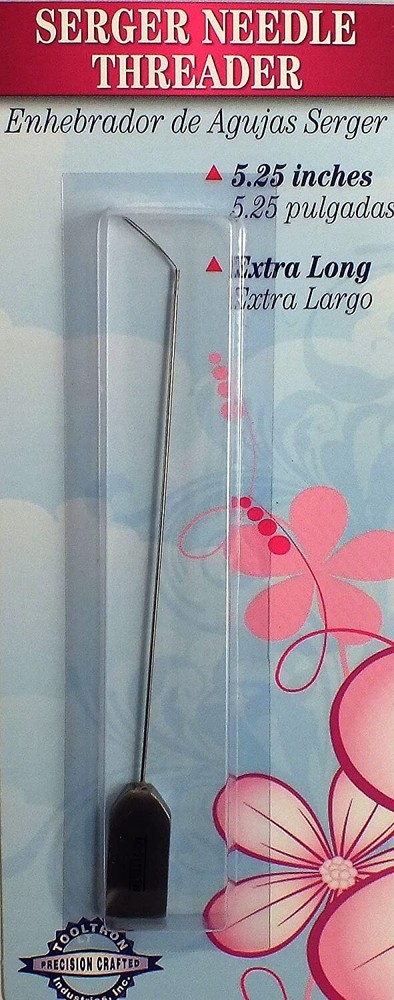 5.25 inches long --- Serger Needle Threader -- Tooltron®