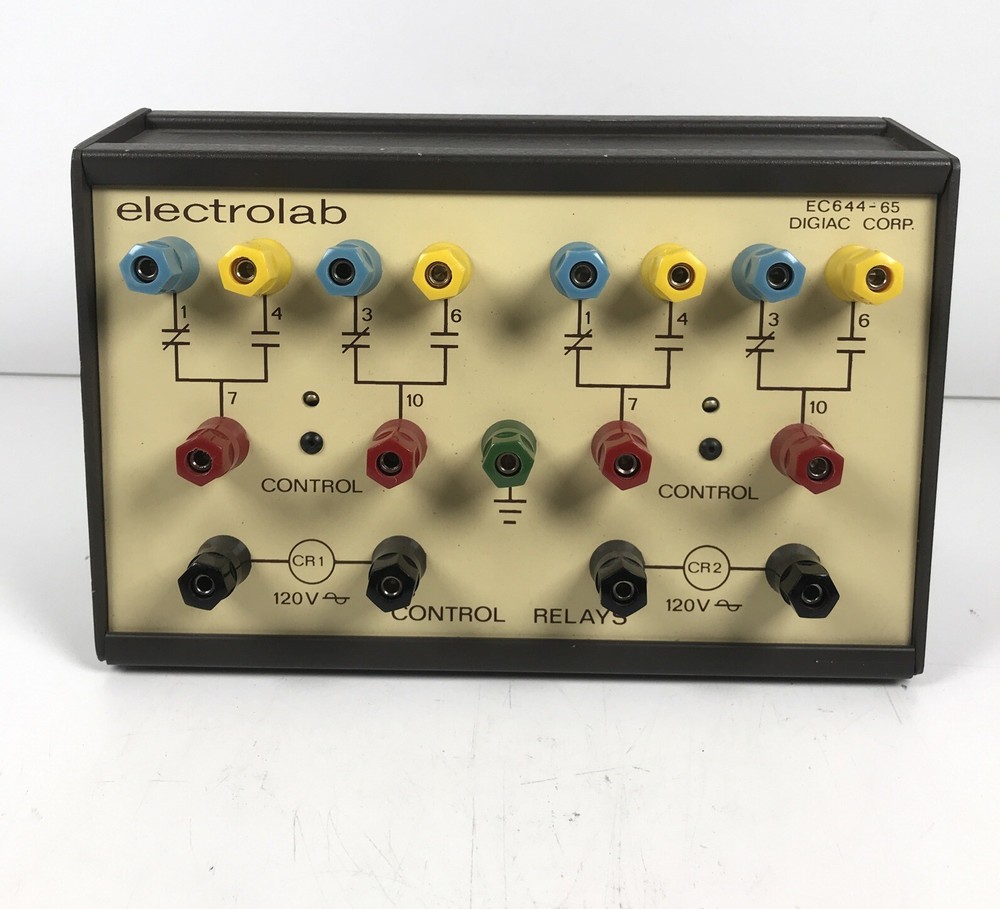 VINTAGE ELECTROLAB EC644-065 INPUT CONTROL  Relay UNIT Digiac Electronics Lab