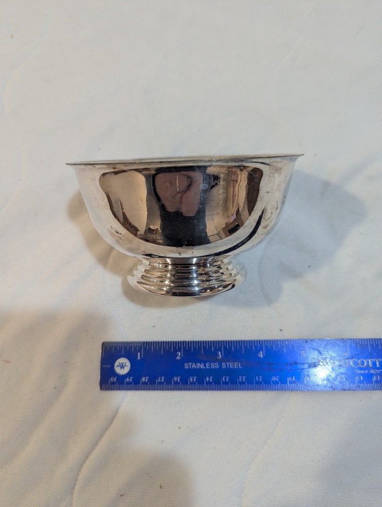 Vintage Silver Plate 5” Candy/Nut Bowl