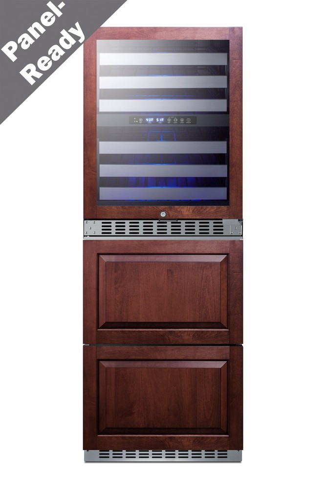 Summit SWCDRF24PNR 24"W 46 Bottle Capacity - Panel Ready