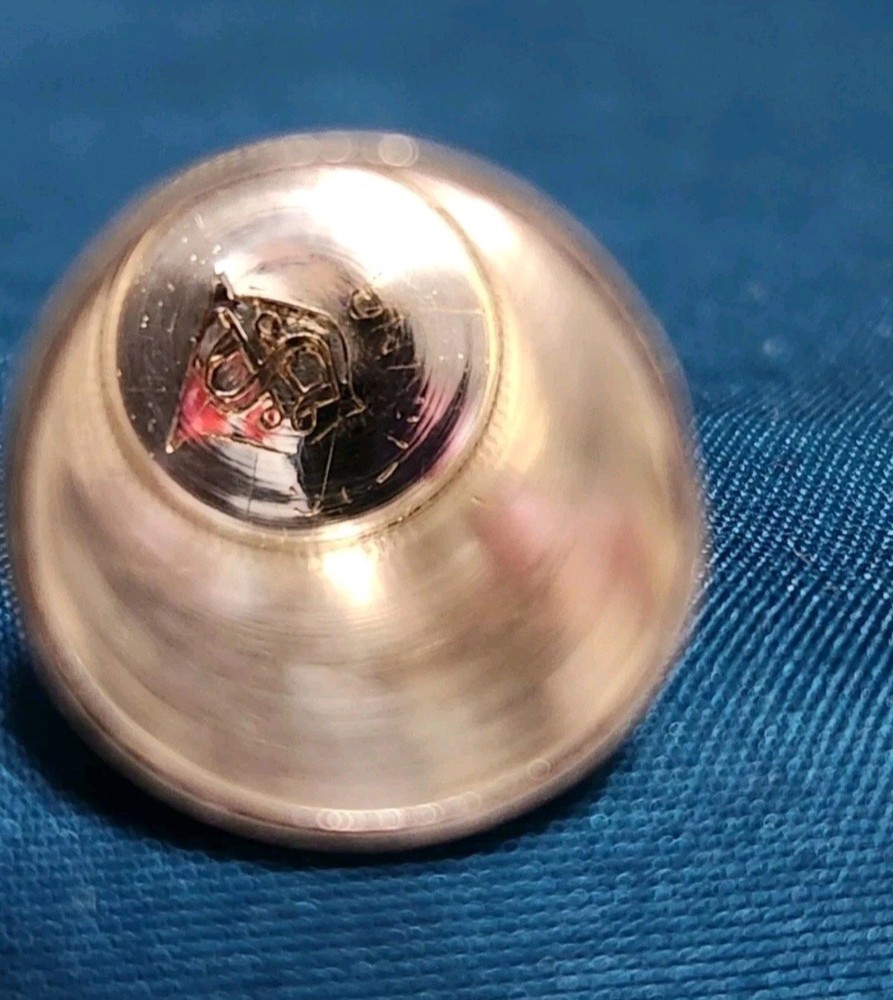 Antique Simons Bros Co Sterling Silver Thimble Size 7