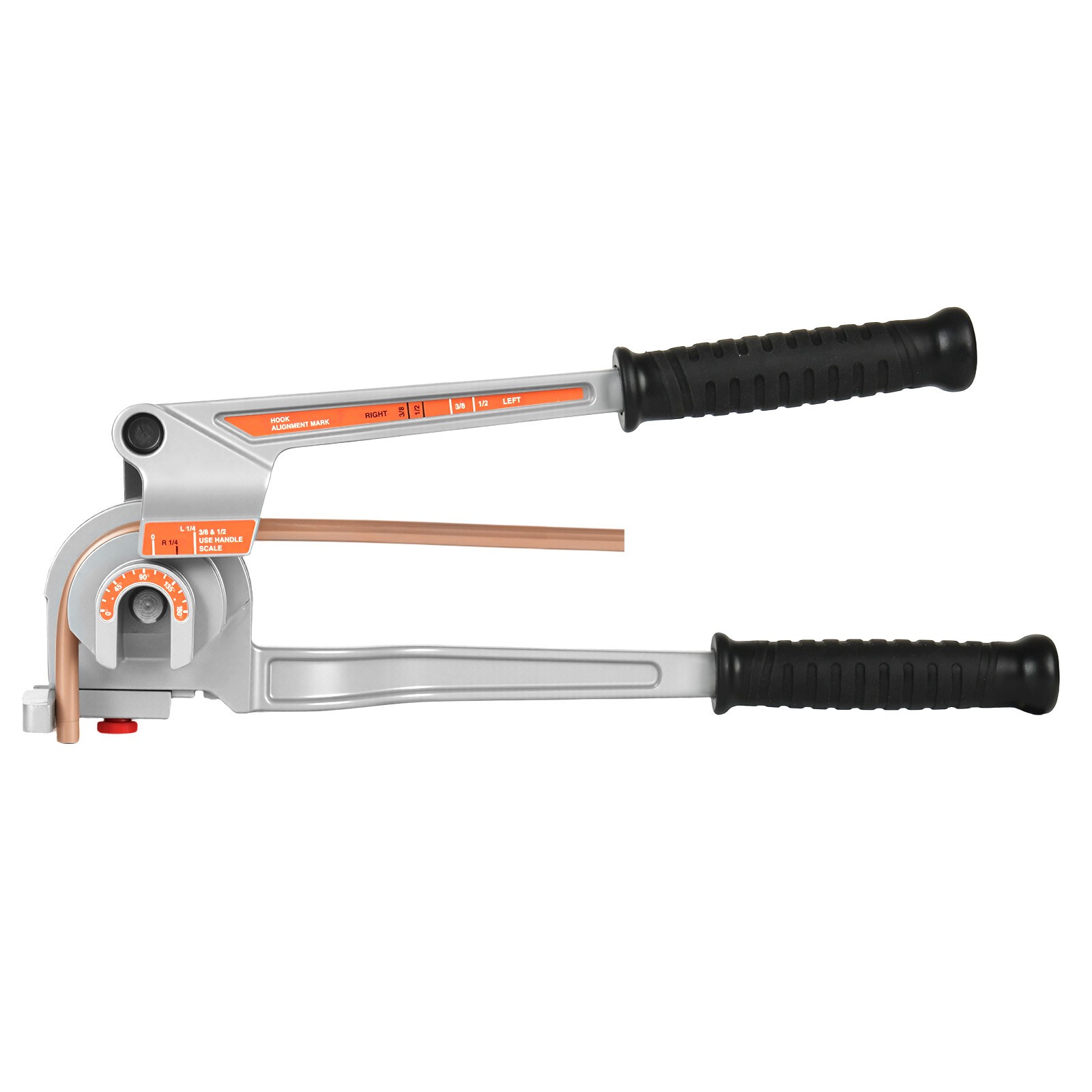 Uimoso 3-in-1 Lever Pipe Tube Bender for 1/4", 3/8", 1/2" O.D., 0-180° Angles