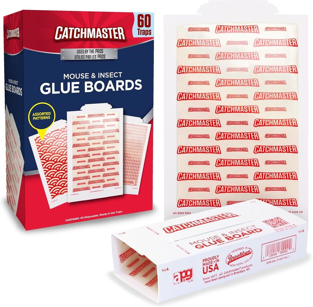 Rat & Mouse Traps Indoor, 60-Count Glue Boards