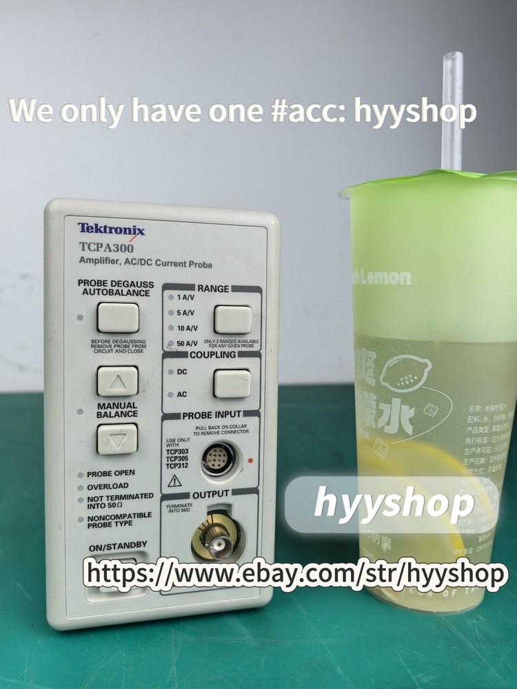 1PCS Tektronix TCPA300 current amplifier model /hyy