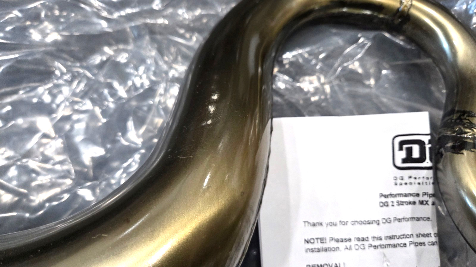 DG Performance National Pipe with Muffler for 1987-2006 Suzuki LT80 QuadSport