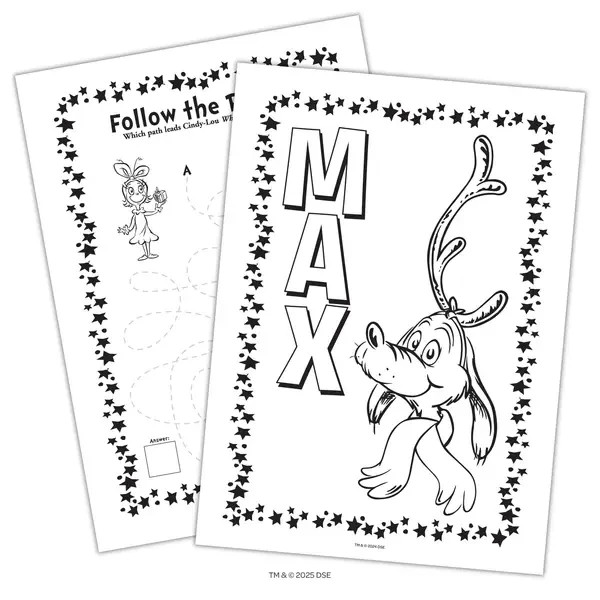 Bendon Publishing Grinch Jumbo Coloring and Activity Book