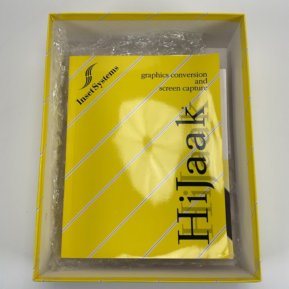 Hijaak Graphics Conversion And Screen Capture Utility Software 2.02 - Open Box
