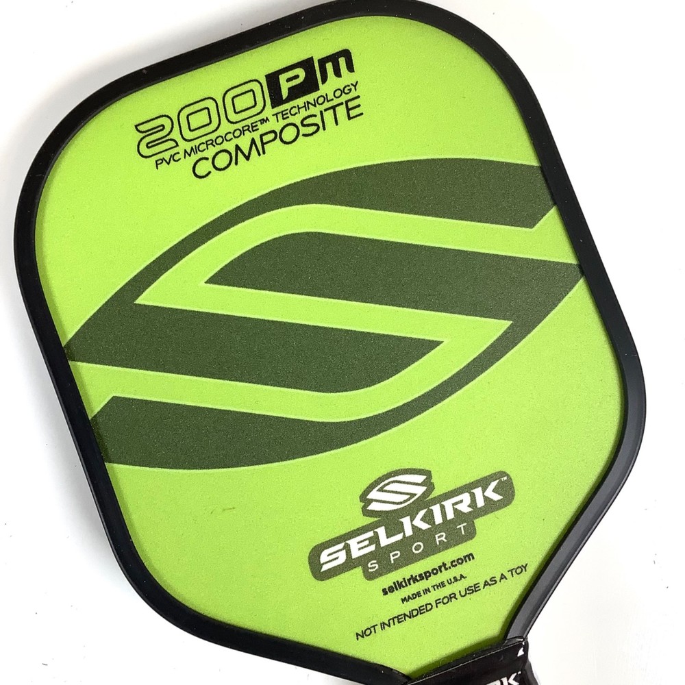 MINI Selkirk 200pm Lime Green Microcore Composite Pickleball Paddle * VGC!