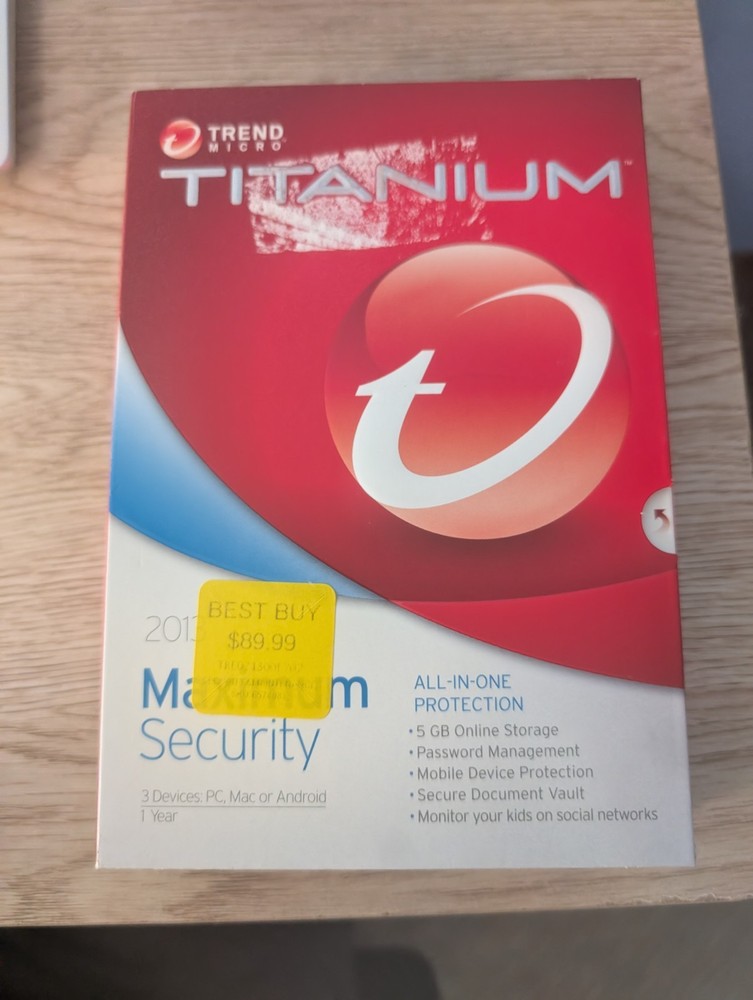 Titanium 2013 Maximum Security - 1 Device: PC, Mac, or Android