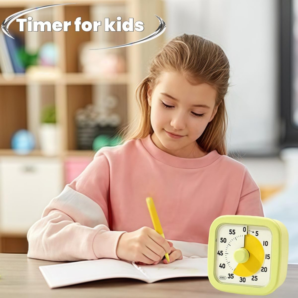 Visual Timer for Kids Timer Home - 60 Minute Kids Visual Timer for Classroom Hom