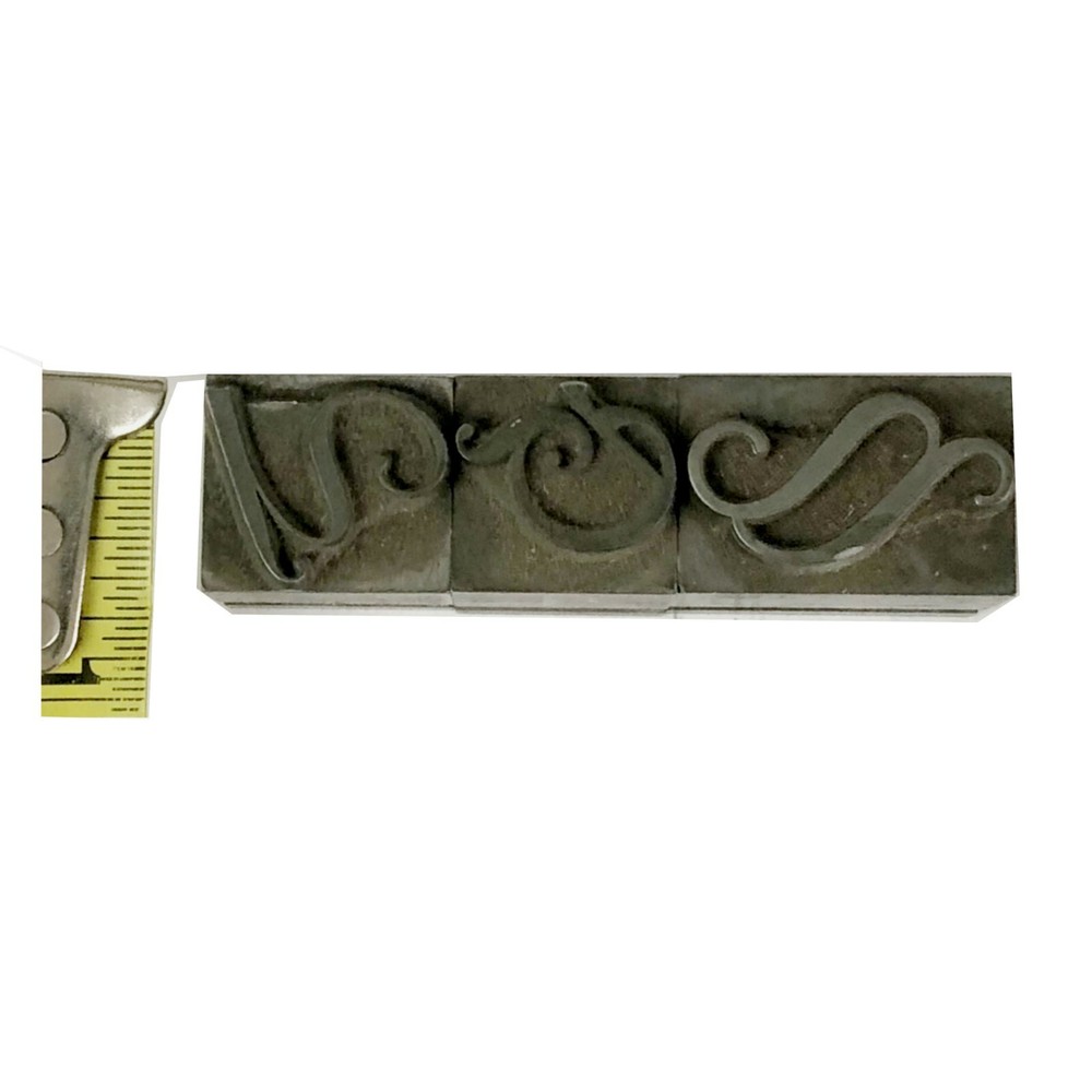KINGSLEY KWIKPRINT STAMPING MACHINE TYPE LETTER SET