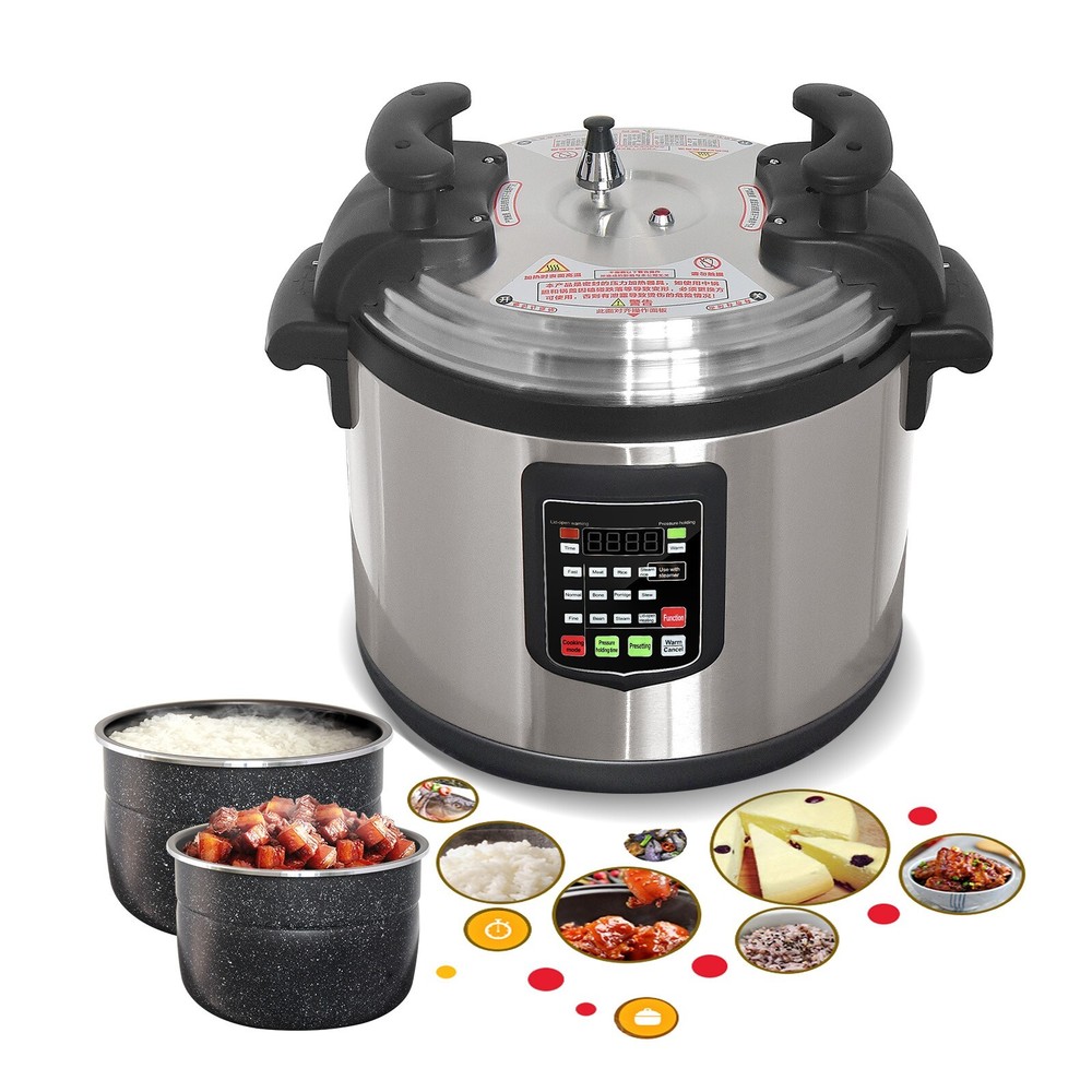 Kolice Commercial 33L Pressure Cooker, Multi Function Pressue Canner-220V