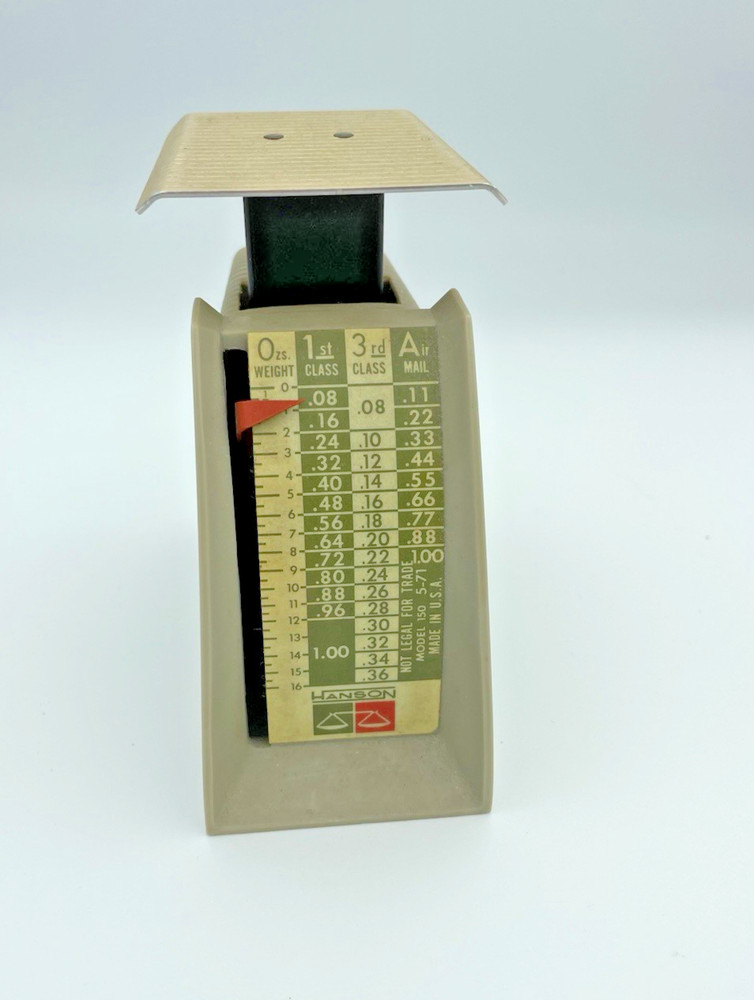 Vintage Hanson 16 oz. Postal Scale