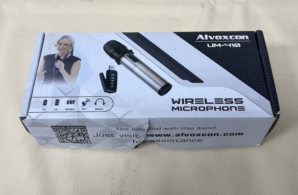 Alvoxcon UM410PRO USB Wireless Microphone With Receiver