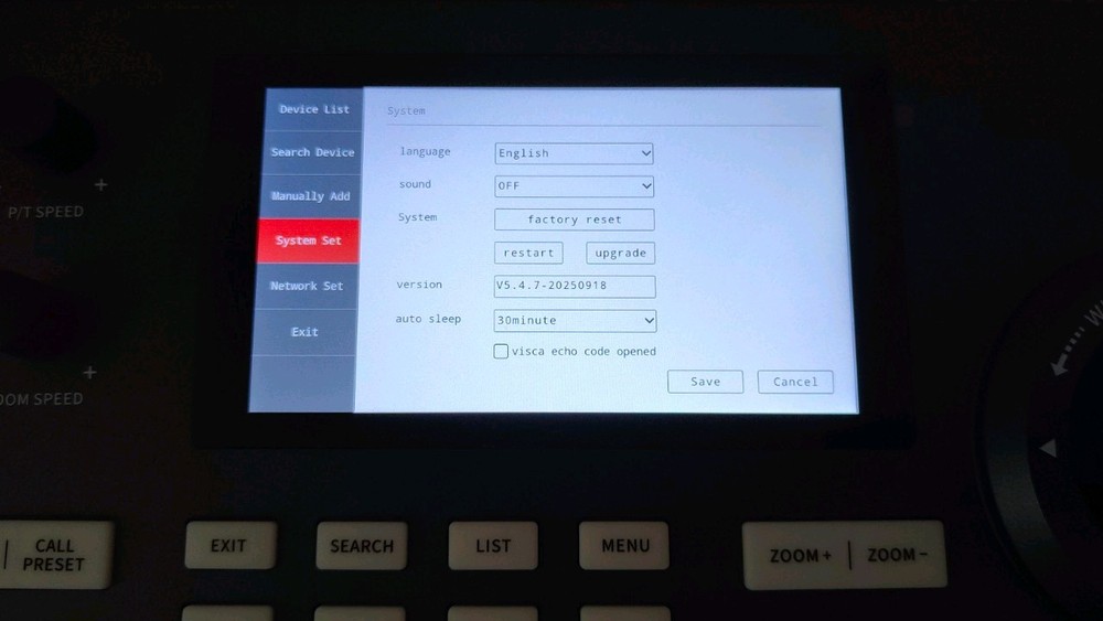 PTZ Controller Camera Controller POE Network 4D Joystick Decoding Keyboard