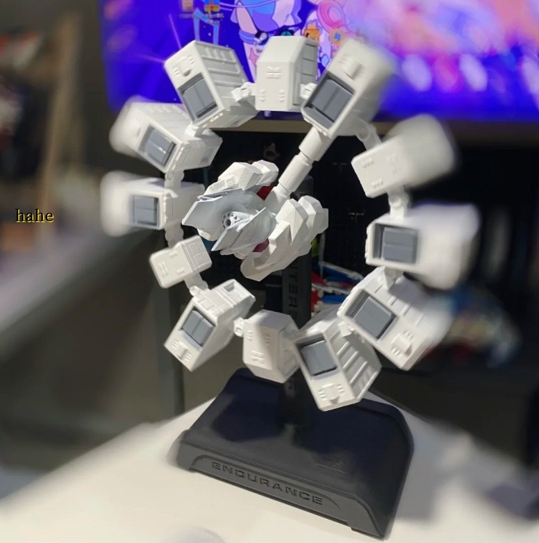 Interstellar Endurance Space Station Rotatable Model Ornament 3D Printed Model