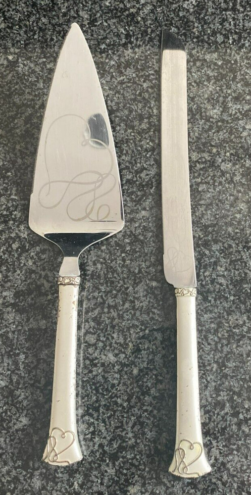 Mikasa Silver Plated Wedding Cake Server Set