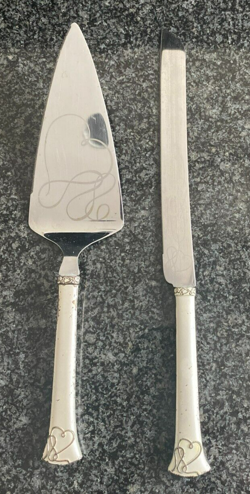 Mikasa Silver Plated Wedding Cake Server Set