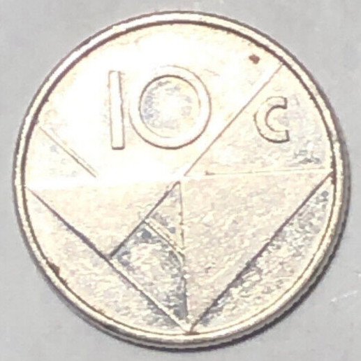 Coin Aruba 10 Cents 2004 KM2