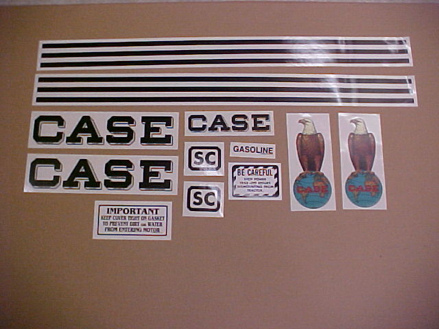 Case SC decal set, complete and new