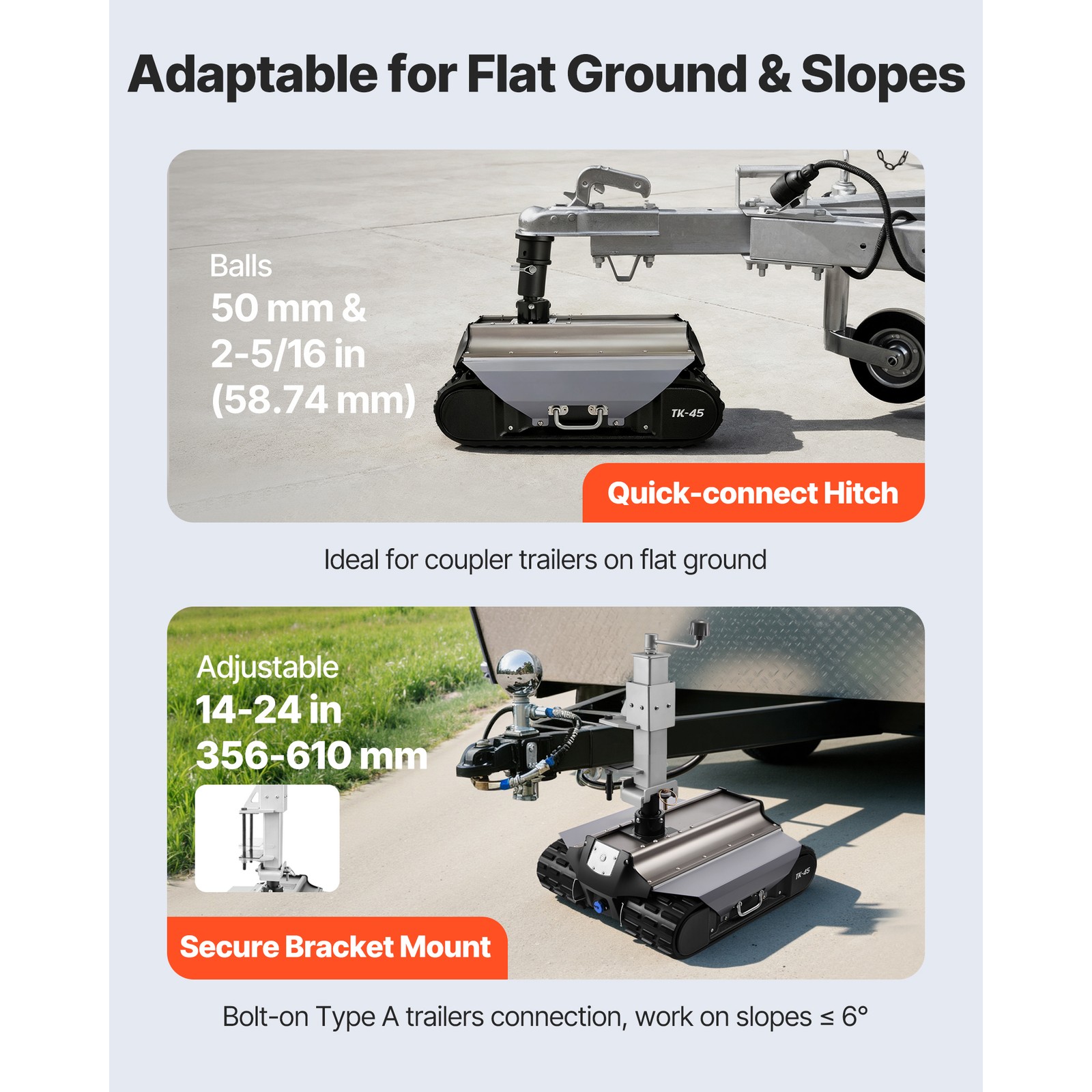 Uimoso Remote-Controlled Electric Trailer Mover with 9000 lbs Capacity