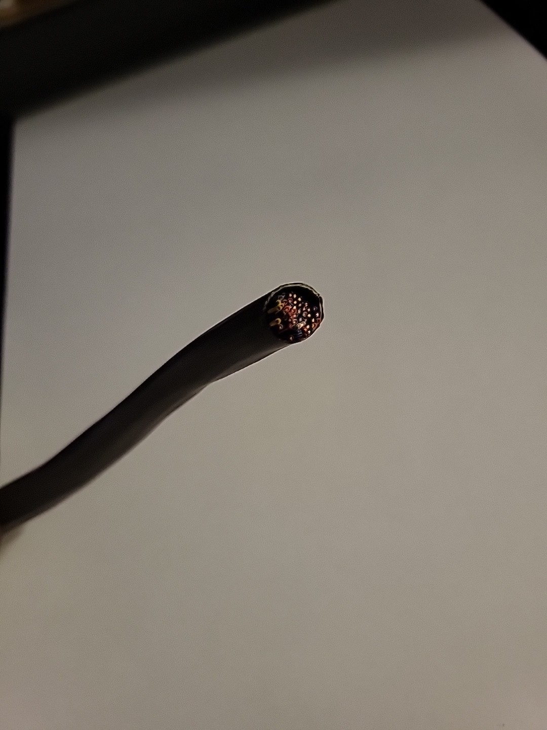 3 Feet fifty strands Of Multi colored Telephone Wire For Crafting