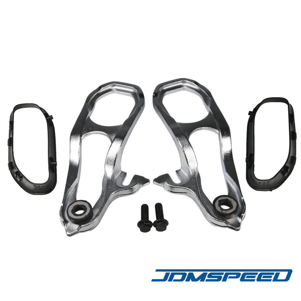 Chrome Heavy Duty Front Tow Hooks with Hardware For 2019 2020 2021 Ram 1500 DT