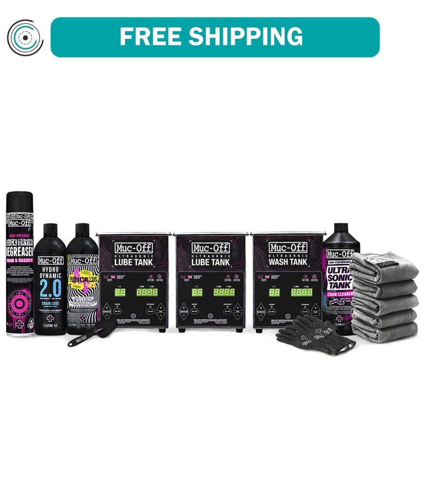 Muc-Off Ultrasonic Optimization Bundle Ensures Deep Clean To Surface