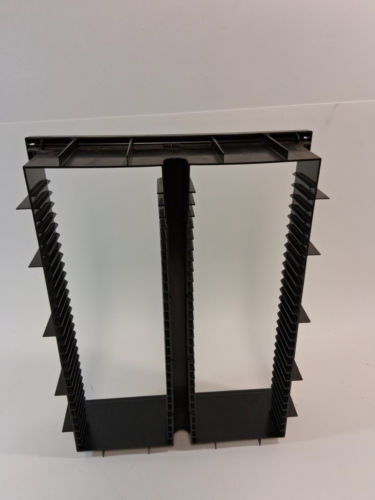 CD 60 Compact Disc Storage Holder Black Plastic PLEASE READ DECRIPTION