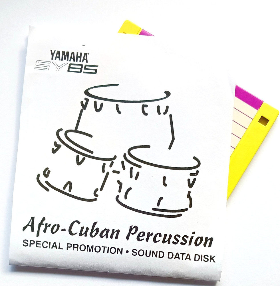 Afro-Cuban Sequence, Performance & Voice Sounds for Yamaha SY85 on Disk + Notes