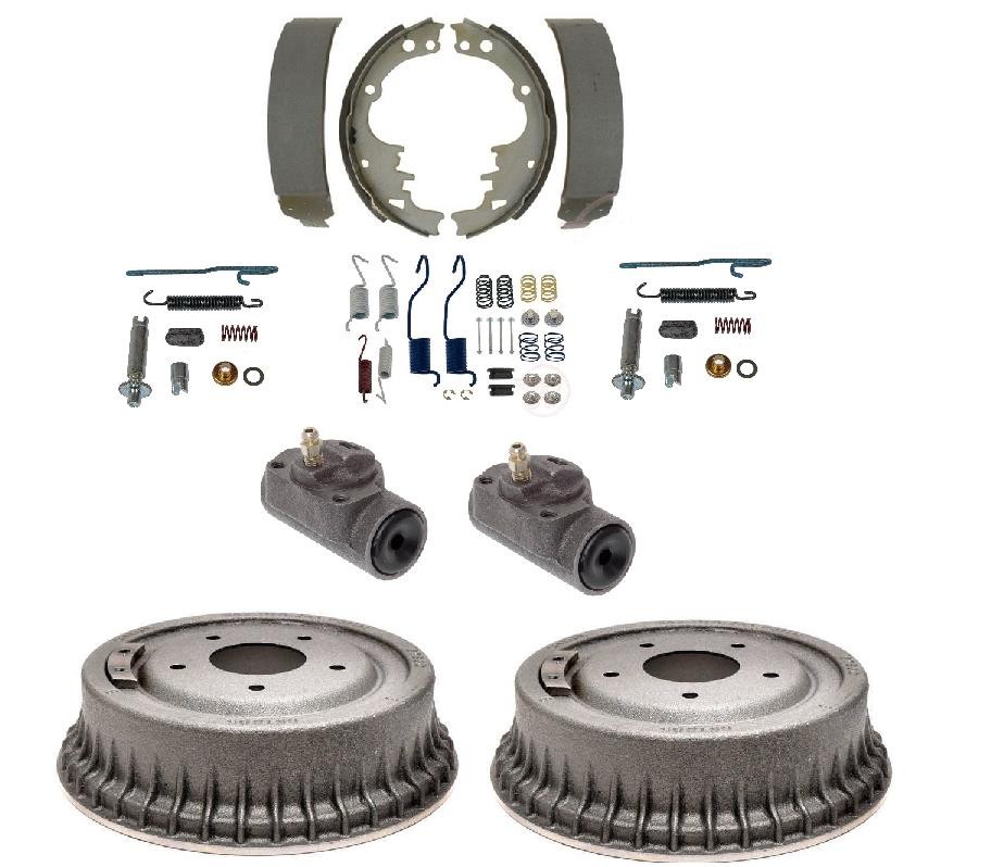 Drums Shoes Hardware Wheel Cylinder Brake Rebuild Kit 65-75 GM Rear 9 1/2 x 2