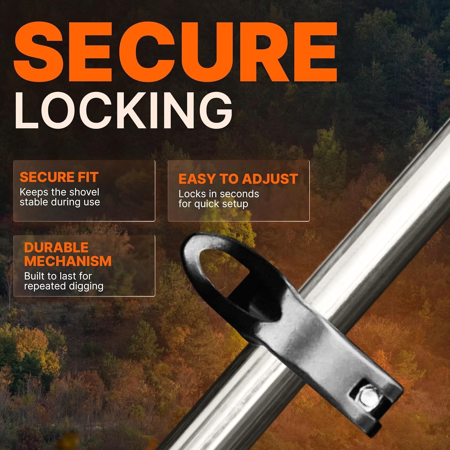 CKG Adjustable Shovel for Metal Detecting Stainless Steel 304 Portable, USED