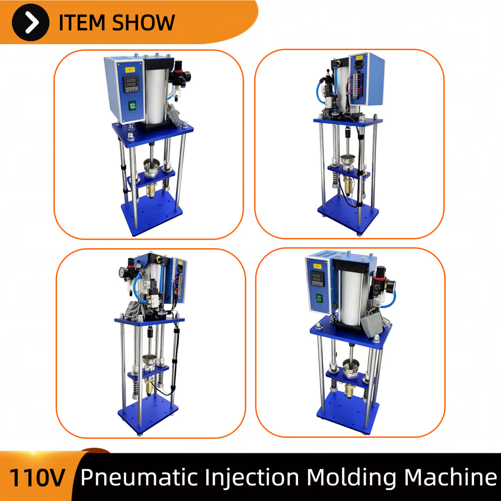 110V Pneumatic Injection Molding Machine for Lab Plastic Injection Prototyping