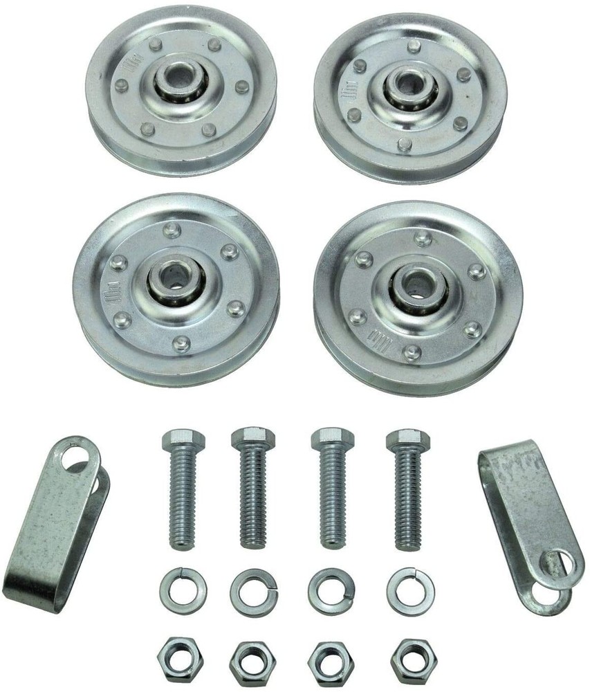 Garage Door Pulleys and Hardware Set