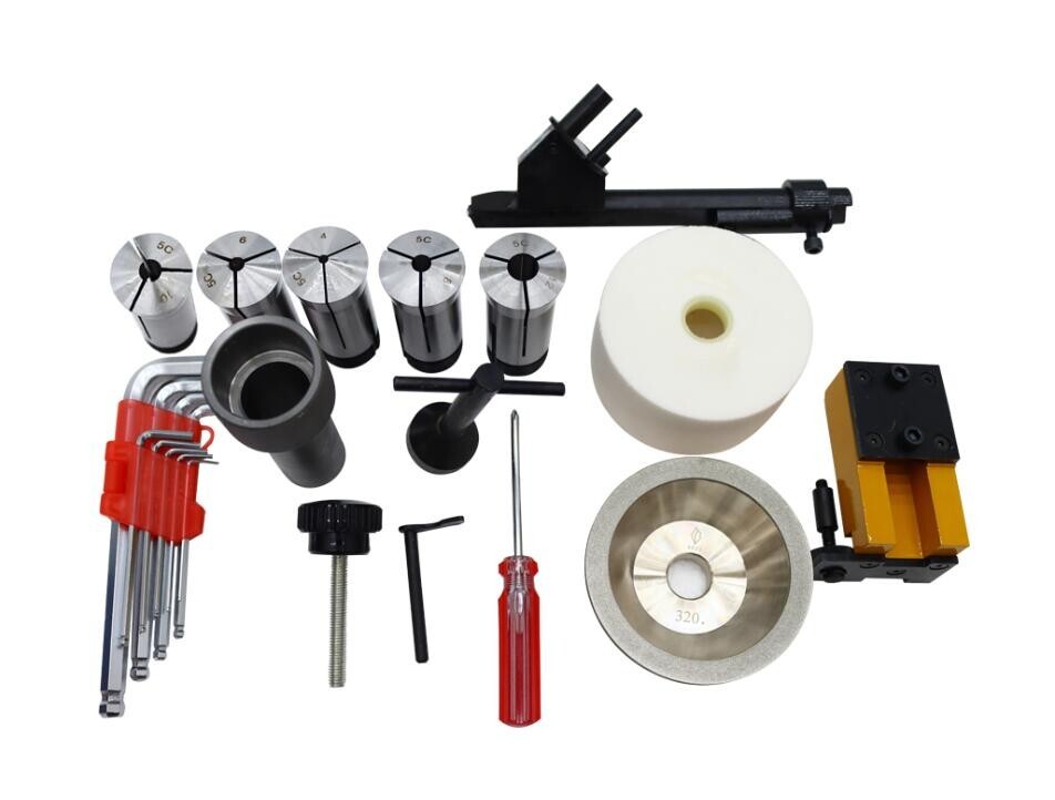 Enhanced 5C Universal Cutter Grinder Machine W/5 Collet 5200RPM Speed Sharpen