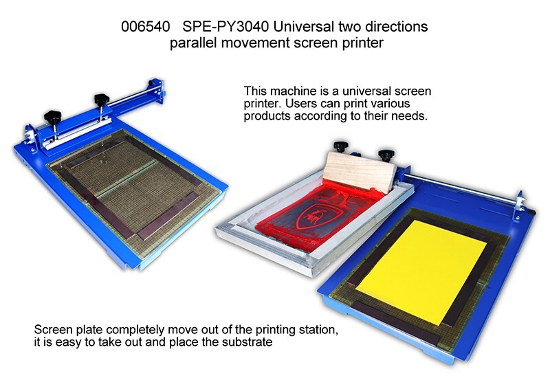 1 Color Sliding Screen Printer Machine Movement Sliding Screen Printer DIY Tool