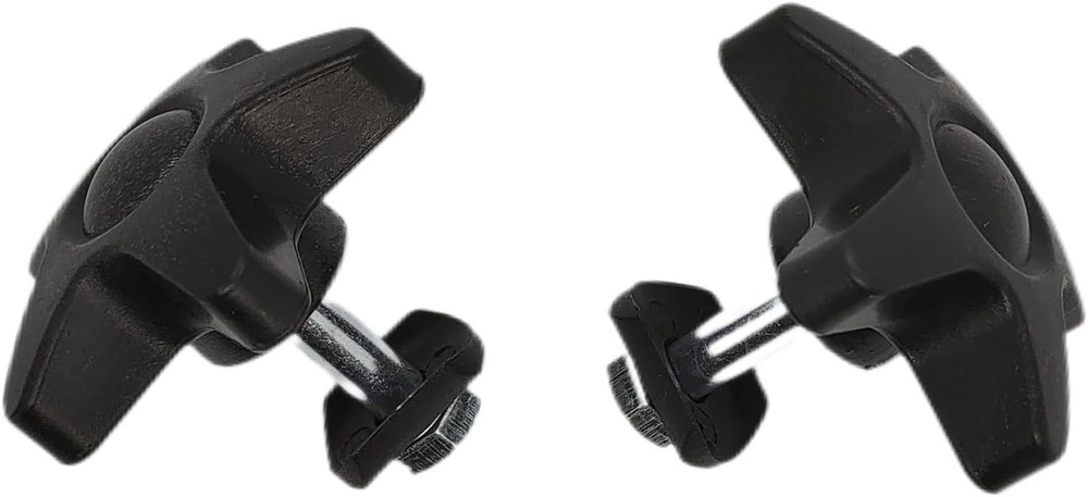 Black Replacement Arm Adjustment Knobs for Rollators – Durable & Easy to Install