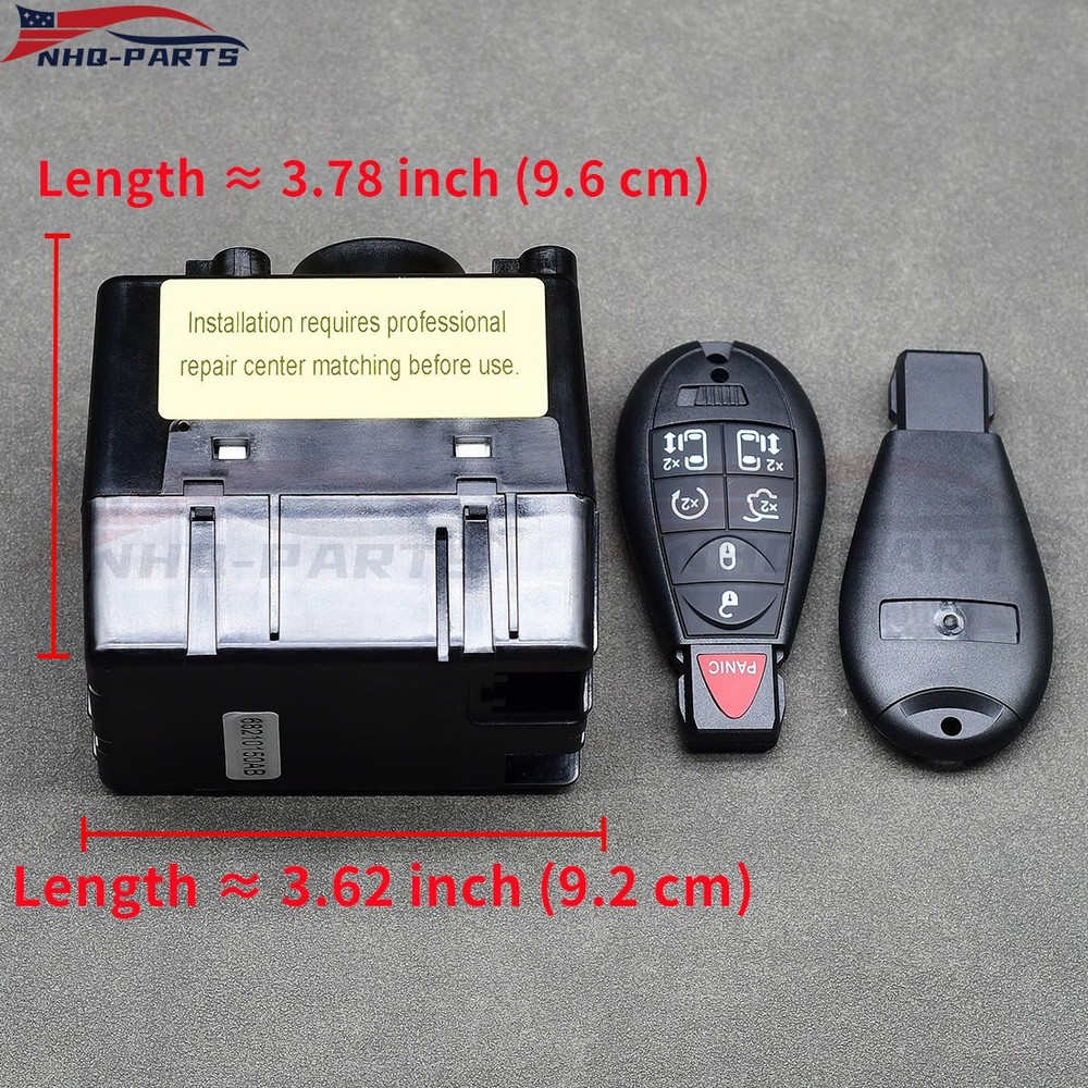 Ignition Switch Node Module &Key For Chrysler Dodge Jeep 68210150AB CBTTP577AB
