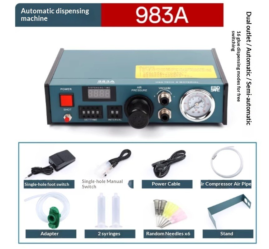 983A/982A Digital Display Automatic & Semi-Automatic Glue Dispensing Machine